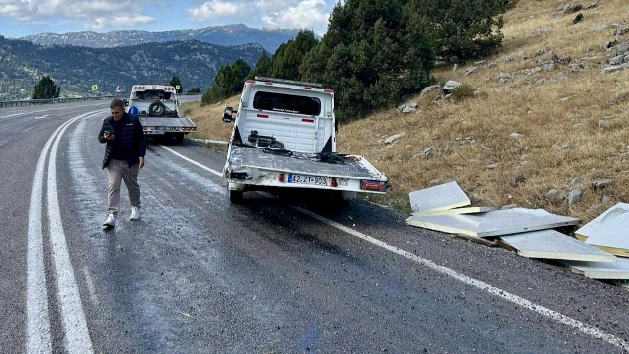 Akseki ve Seydişehir'de peş peşe kazalar: 2 sürücü yaralandı