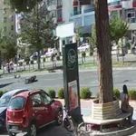 Koruyucu panel tekere takıldı, sürücü sürüklendi