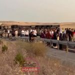 Ankara-Niğde Otoyolu’nda TIR devrildi: 1 yaralı