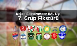 Niğde Belediyesspor Bal Ligi 7. Grup 1. Devre Fikstürü