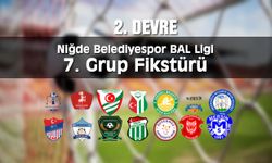 Niğde Belediyespor Bal Ligi 7. Grup 2. Devre Fikstürü