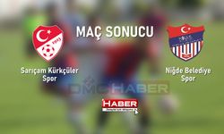 Niğde Belediyespor - Sarıçam Kürkçüler Spor Maç Sonucu