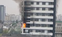 Lüks apartmanda çıkan yangın korkuttu