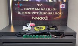 Batman'da suç makinesi silahla yakalandı