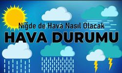 Niğde'de hava! Sıcaklık 8 derece birden düşecek