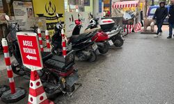 Yol mu motosiklet park alanı mı?