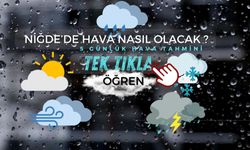 Niğde'de Hava Nasıl Olacak ? Kar Ne Zaman Yağacak ?