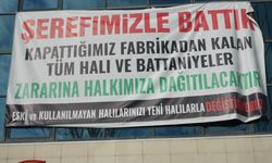 Şerefle batan fabrikanın malları