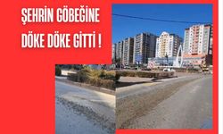 Beton mikseri şehrin göbeğine çimento dökerek ilerledi