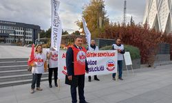 Anadolu Eğitim Sendikası Niğde İl Temsilciliği'nden İş Bırakma Eylemi