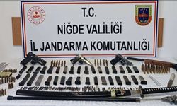 Niğde’de ruhsatsız silah ve mühimmat ele geçirildi