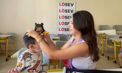 Lösemili çocuklara moral etkinliği