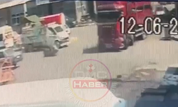 Bor'da motosiklet Kazası kamerada !