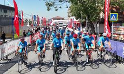 Pedal çevirerek şehit Halisdemir için gelecekler