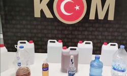 Sahte içki operasyonu, 50 litre alkol ele geçirildi