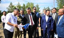 Askeri tesis inşaatlarını incelediler