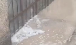 Kazılan yer kapatılmadı, evleri su bastı