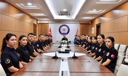 Genç polis adayları Müdür Delen’le buluştu