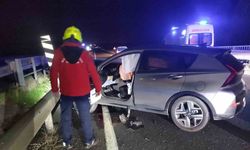 Otomobil ile motosiklet çarpıştı: 1 yaralı