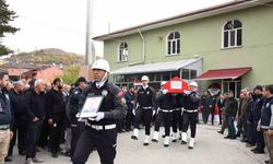 Vefat eden polis memuru son yolculuğuna uğurlandı