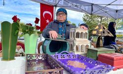 Yaşlılar Günü’nde el emeği ürünler sergilendi