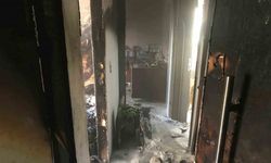 600 Evler Mahallesi’nde apartman dairesinde yangın paniği