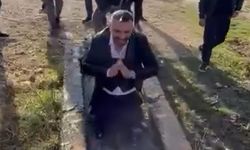 Çamardı'da 'damat serinletme' geleneği renkli görüntülere sahne oldu