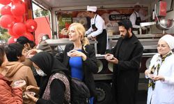 Anlamlı buluşmada lokma dağıttılar