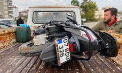 Otomobil ve motosiklet çarpıştı: 2 yaralı