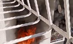 Apartman dairesi alevlere teslim oldu