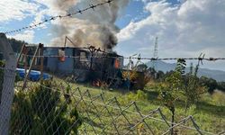 Bağ evinde korkutan yangın