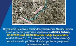 Büyükşehirden sürücülere ‘alternatif yol’ uyarısı