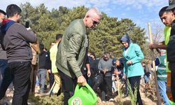 ‘Milli Ağaçlandırma Günü’nde 5 bin fidan toprakla buluşturuldu