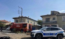 Konya’da kullanılmayan müstakil evde yangın
