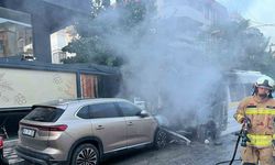 Öğrenci servisi yandı: 13 çocuk son anda kurtarıldı