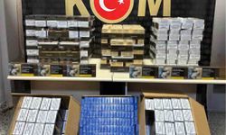 Binlerce makaron ve tütün ele geçirildi