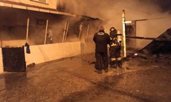 Kazan dairesinde çıkan yangın eve sıçradı