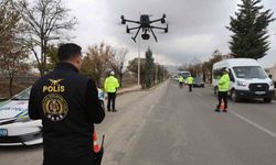 Kurallara uymayan sürücüler, dronla tespit edildi