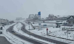 Erciyes'te kar yağışı