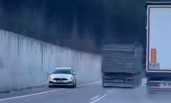 Kamyonun sollama manevrası kazaya neden oluyordu
