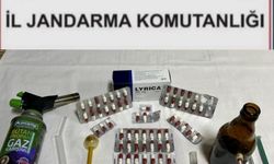 Jandarma yol kontrolünde uyuştu*rucu hap ele geçirdi