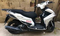 Park halindeki motosiklet çalındı