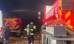 Pamuk fabrikasında yangın