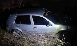 Otomobil şarampole uçtu: 1 yaralı