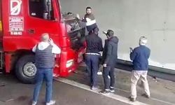 Kendi kullandığı tırın altında can verdi