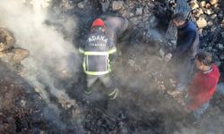 Yangında evi küle dönen yaşlı kadının cenazesine ulaşıldı