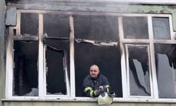 5 katlı apartmanda yangın paniği