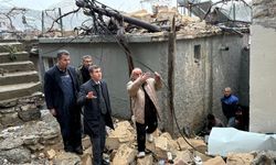 Ulukışla’da yıkılan cami minaresi yerinde incelendi