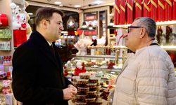 Vali Akmeşe’den esnafa ziyaret