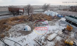 Niğde’de tır kazası güvenlik kamerasına yansıdı